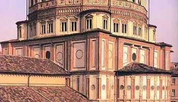 15世纪末由布拉曼特重修,圣玛 (图)意大利圣玛利亚感恩修道院和教堂