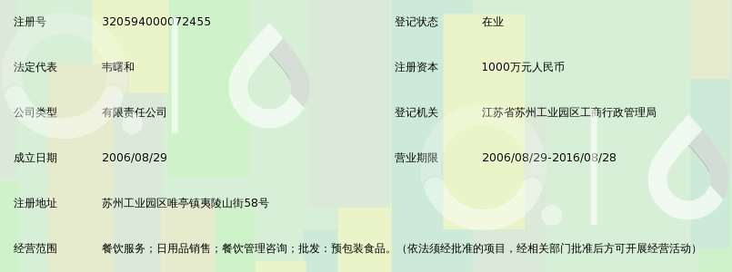 苏州工业园区科桥餐饮服务有限公司_360百科