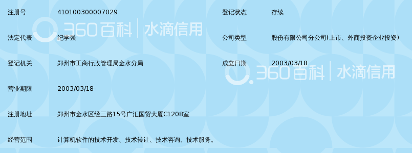 杭州新中大软件股份有限公司郑州分公司_360