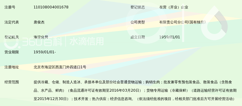 北京二商集团有限责任公司西郊食品冷冻厂_3