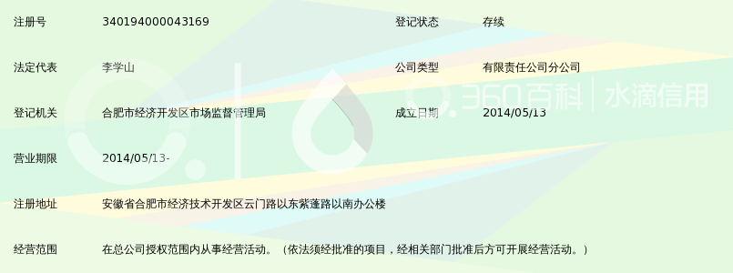马钢利民建筑安装有限责任公司合肥建安分公司