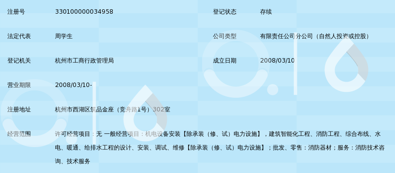 江苏省钟星消防工程有限公司浙江分公司_360