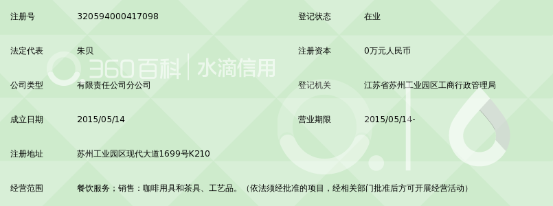 苏州鲜茶生活餐饮管理有限公司园区印象城店_