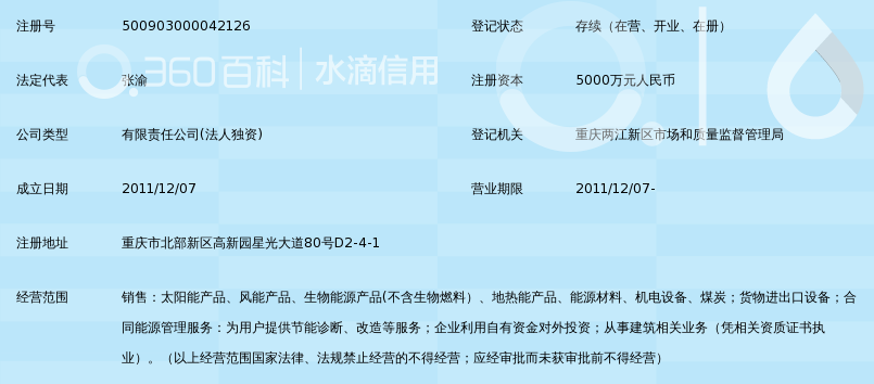 重庆对外经贸集团能源投资有限公司_360百科