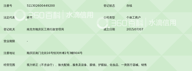 南充市顺庆区宝瞳视力健康服务中心_360百科