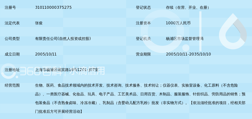 上海海维生物科技有限公司_360百科