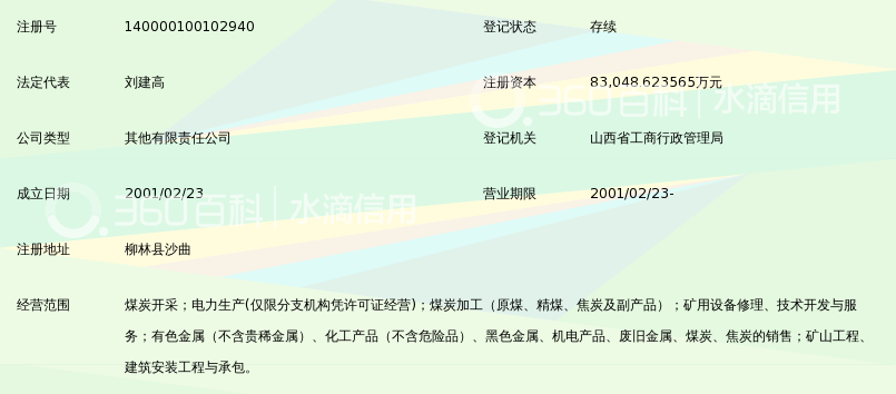 华晋焦煤有限责任公司_360百科