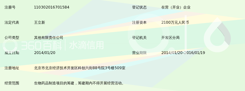 北京康明生物药业有限公司_360百科