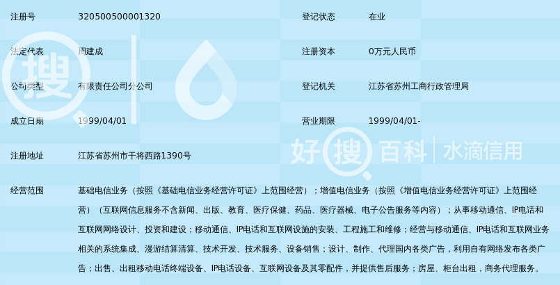 !中国移动通信集团江苏有限公司张家港分公司