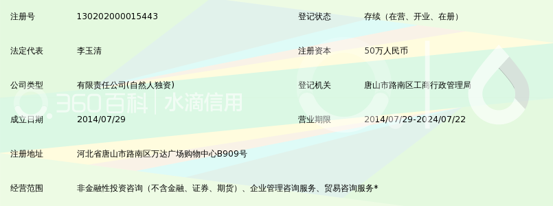 唐山安易贷投资咨询有限公司_360百科