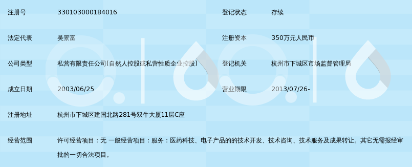 杭州康喜医药科技有限公司_360百科