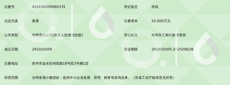 郑州市金水区邦成小额贷款有限公司_360百科