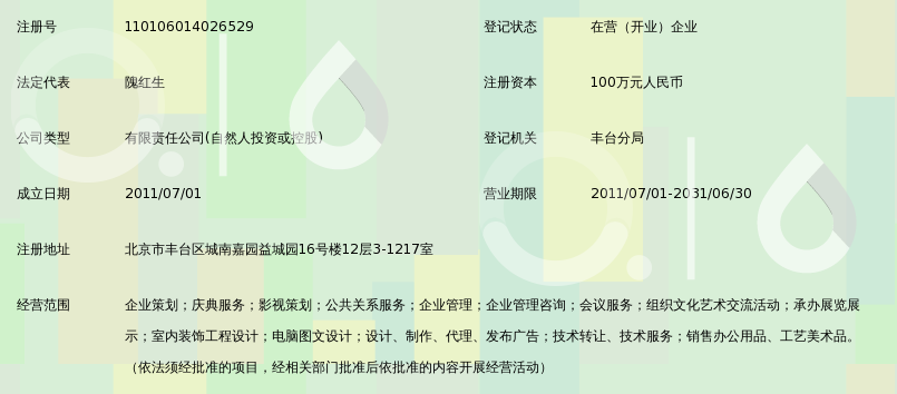 北京云峰印象品牌策划有限公司_360百科