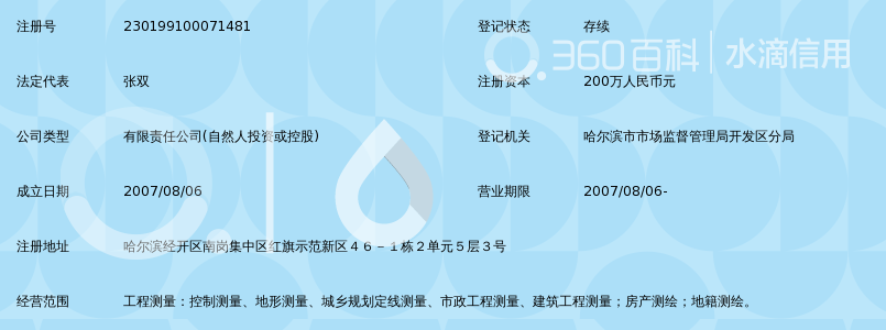 黑龙江雅信测绘信息技术有限公司_360百科