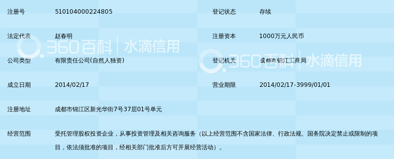 四川金涛发展股权投资基金管理有限公司