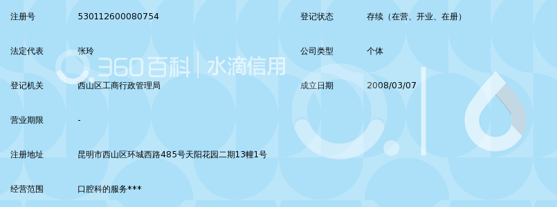 昆明市西山区金碧君安张玲口腔诊所_360百科