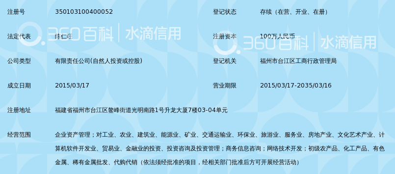 福州泽润资产管理有限公司_360百科