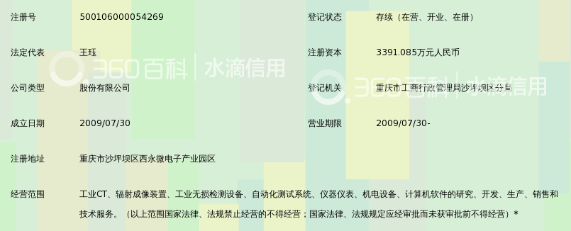 重庆真测科技股份有限公司_360百科